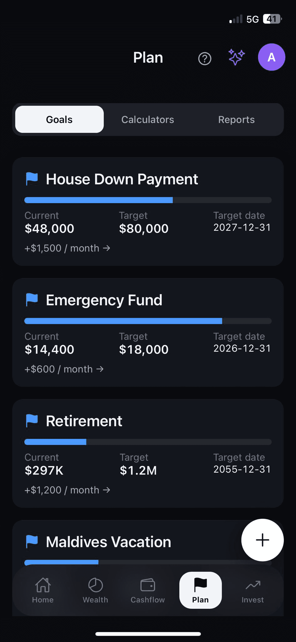 Financial Goals
